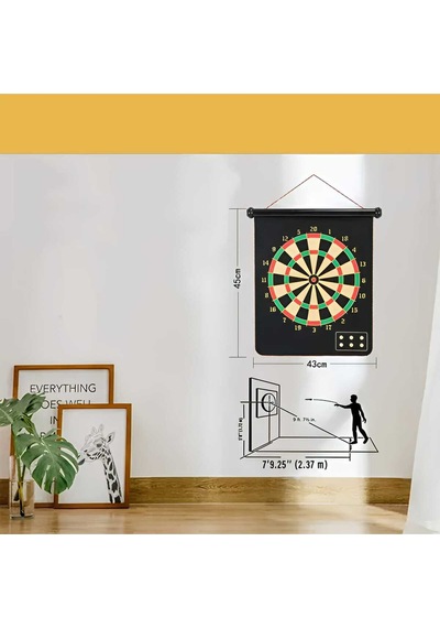 En Büyük Boy Magnet Dartboard Manyetik Dart Mıknatıslı Dart 17 İnç