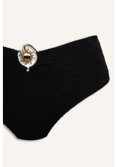 Defacto Regular Fıt Bürümcük Bikini Alt E0209ax26smbk81 Siyah-bk81