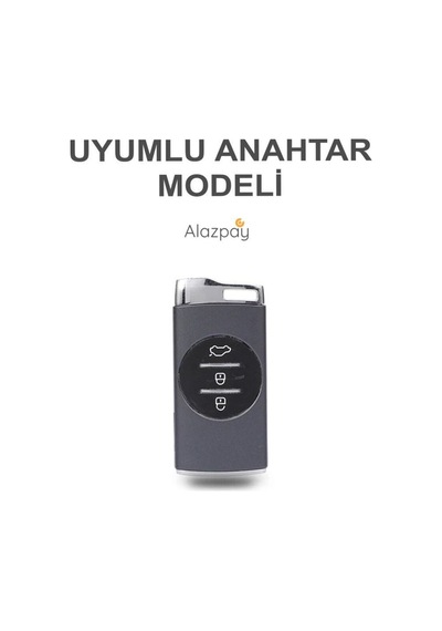 Chery Tiggo 7 Anahtar Kılıfı Beyaz - Gümüş Renk
