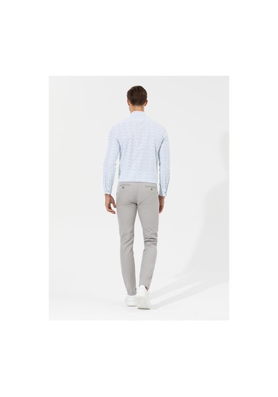 Pierre Cardin Lacivert Slim Fit Kanvas Pantolon 50265904-vr033 Gri