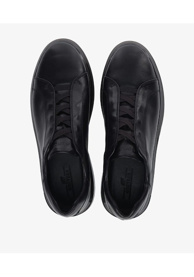 Greyder 64726 Siyah Hakiki Deri Slip-on Bağcıklı Erkek Deri Sneaker Ayakkabı