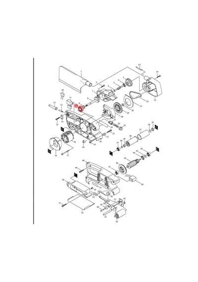 Makita 9911 Rulman 6000 Ürün Kodu 211088-7