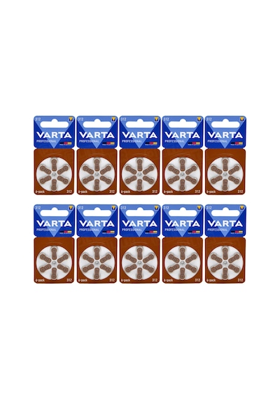 Varta 312 Numara İşitme Cihaz Pili 6 x 10 Adet