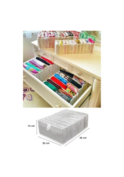 Akordiyon Organizer Xl Gri Diğer