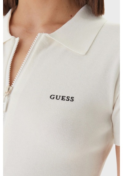 Guess Bayan Elbise V6rk08 Z4642 G018 Krem Krem