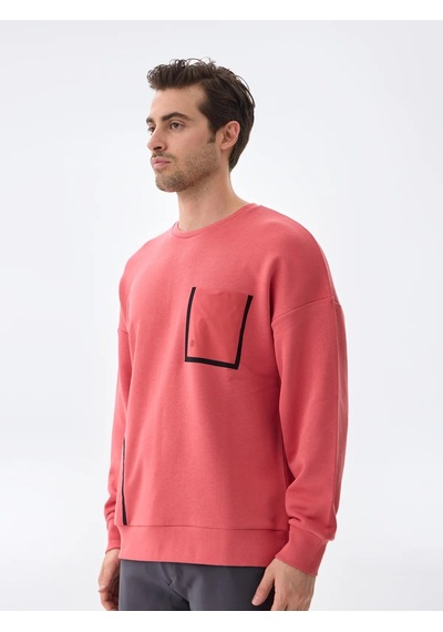 Isaora Performance Cotton Sweat Erkek Powder Red Sweat Isr8113 Kırmızı