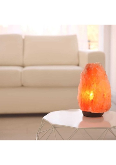 Himalaya Tuz Lambası 4-6 Kg. Doğal Kaya Tuzu Lambası Aç Kapa Düğmeli Tuz Lamba Himalayan Salt Lamp