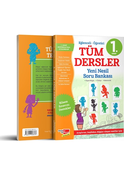 1. Sınıf Tüm Dersler Yeni Nesil Soru Bankası - Dikkat Atölyesi  Yayınları