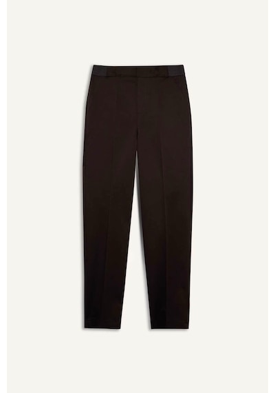 Defacto Sigaret Normal Bel Düz Paça Saten Pantolon J8743az26spbn220 Kahve-bn220