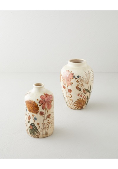 English Home Lavina Vazo 21,5 Cm Krem Krem