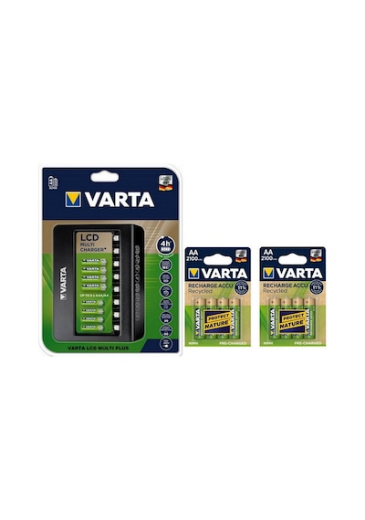 Varta Multi Plus 8Li Şarj Cihazı 8*2100 Mah Aa Şarjlı Pil