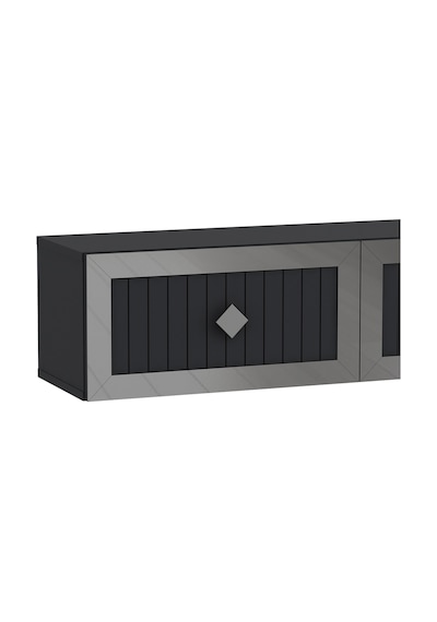 120dhdtda4ag Lina Lazer Pleksi Desenli Duvara Monte Tv Sehpası Antrasit-gümüş
