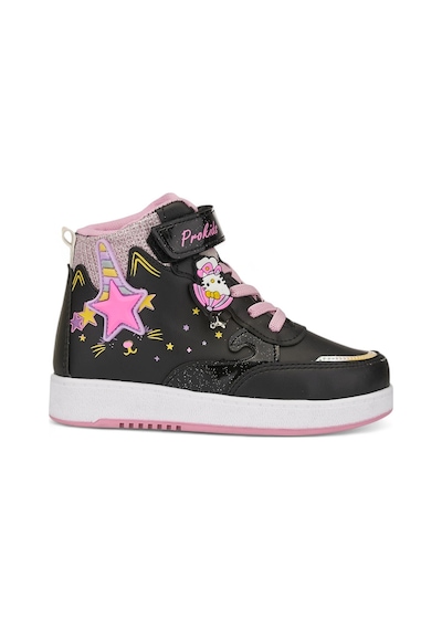 Günlük Kız Çocuk Sneaker Lastik Bağcıklı Cırtlı Bilekli Rahat Hafif Basketbol Spor Ayakkabı 3260 Siyah - Pembe Günlük Kız Çocuk Sneaker Lastik Bağcıklı Cırtlı Bilekli Rahat Hafif Basketbol Spor Ayakkabı 3260 Siyah - Pembe