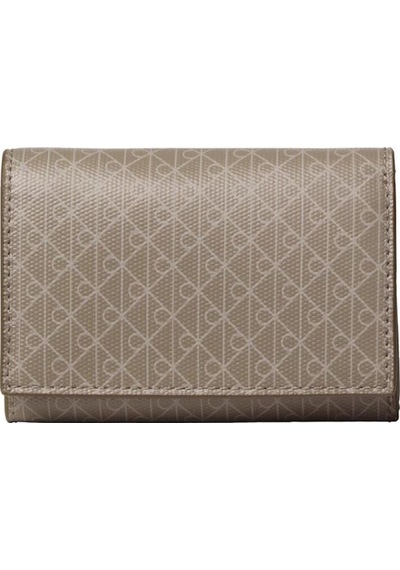 Calvin Klein Emblem Aop Trıfold W/ Zıp Pocket-12086 Haki