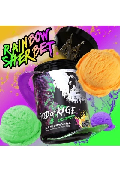 Centurion Labz God Of Rage Pump Preworkout Unchained Alpha Yohim