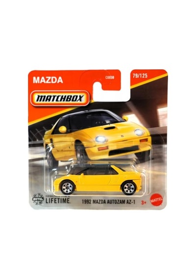 C0859 Matchbox 1:64 Tekli Arabalar 1992 Mazda Autozam Az-1 Jbr83