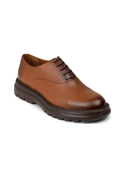 Deery Erkek Hakiki Deri Taba Renk Günlük Ayakkabı - 01026mtbae02 Taba