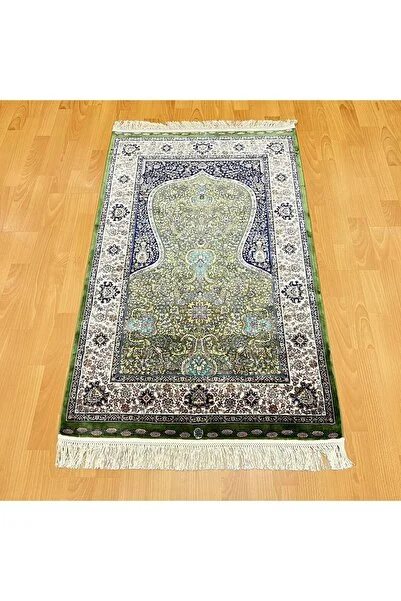 Klasik Osmanlı Desenli Mihraplı İpek Seccade Belirtilmemiş