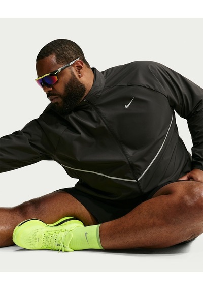 Nike Miler Uv Repel Running Jacket Siyah