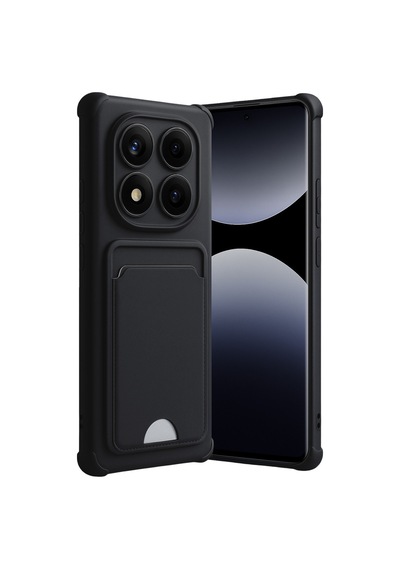 Xiaomi Redmi Note 14 Pro 4g Uyumlu Kelvin Kartvizitli Silikon - Siyah