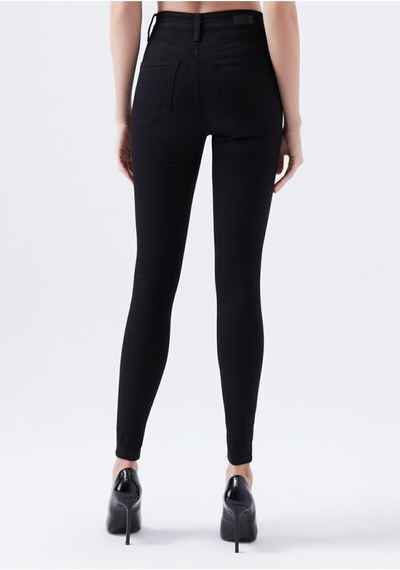 Lavajeans Simsiyah E.x.t.r.a Black Skinny Jeans Kot Solmaz Toparlayıcı Okul Pantolonu Simsiyah Siyah