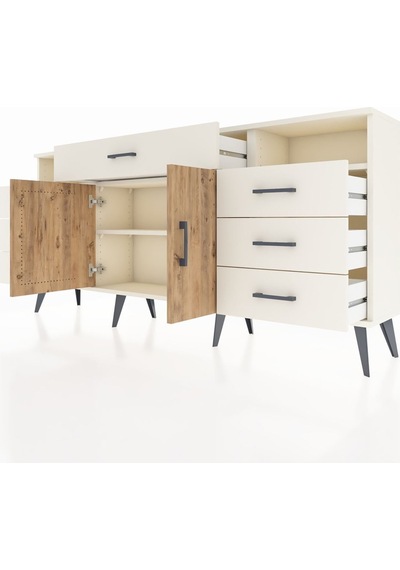 Arges Konsol 4 Raflı 7 Çekmeceli 2 Kapaklı 176x30x83 Aytaşı-çam/aytaşı Çam/aytaşı Arges Konsol 4 Raflı 7 Çekmeceli 2 Kapaklı 176x30x83 Aytaşı-çam/aytaşı Çam/aytaşı