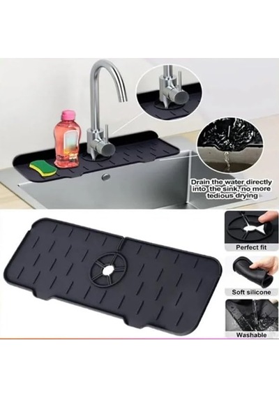 Mutfak Banyo Lavabo Kenarı Silikon Matı Sku: Smg8690010176158 Açık