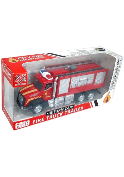 Can-em Oyuncak Pilli Sesli Işıklı Metal Kırmızı Çekbırak Itfaiyeler 16 Cm 881a 27