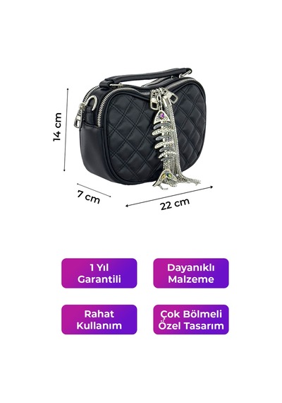 Kriste Bell Kadın Çanta Siyah 26471 Siyah