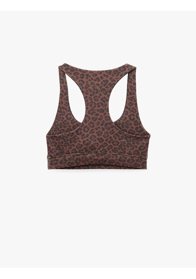 Koton Slim Fit Kaplı U Yaka Leopar Desenli Sporcu Sütyeni Kahverengi Desenli 7wak30016nk Koton Slim Fit Kaplı U Yaka Leopar Desenli Sporcu Sütyeni Kahverengi Desenli 7wak30016nk