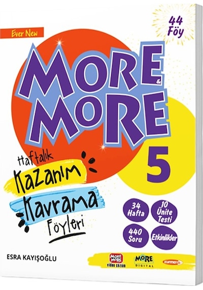 5 More&More Haftalık Kazanım Kavrama Föyleri 44 Föy
