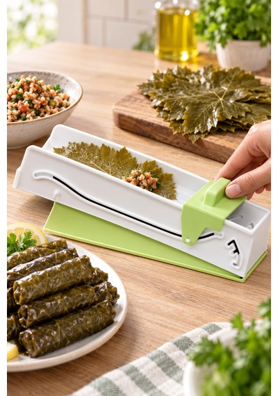 2 Adet Yaprak Sarma Makinesi 3 Kademe Ayarlı Elle Çalışan Sarma Cihazı, Yaprak Lahana Pazı İçin, Karışık Renk Dolma Maker
