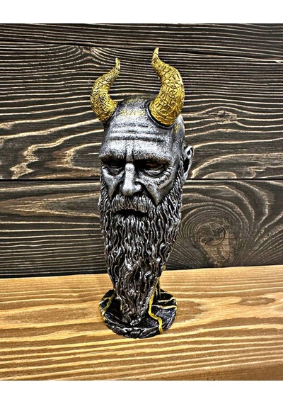 God Of War Ragnarok Kratos Mimir 20cm Gümüş Renk Polyester Figür