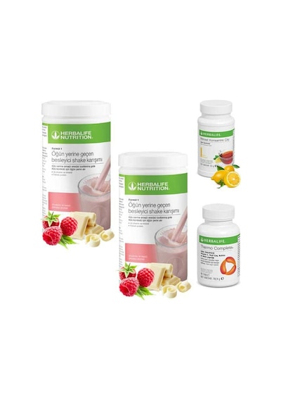 Herbalife Ahududu Shake 1 - Vanilya Shake 1 - Herbalife Çay Limon (504374522)