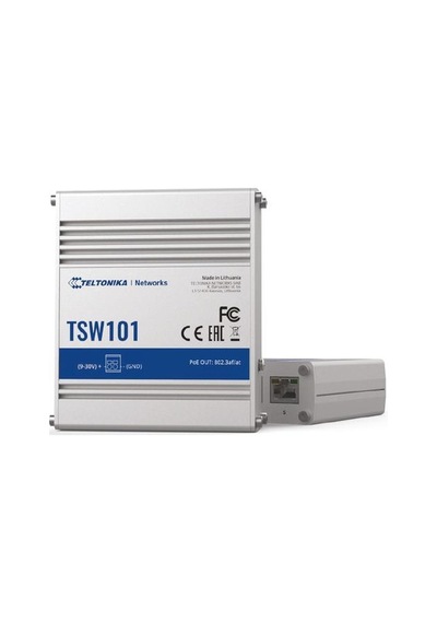 Teltonika Te-tsw101 5 Port Gigabit 4 Port Poe+ Aouromotive Poe+ Switch