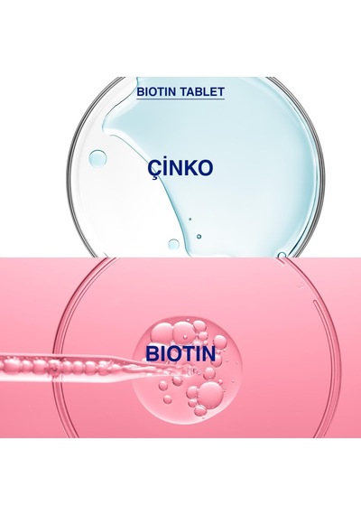 Biotin Saç Bakım Seti Dökülme Karşıtı Şampuan 300 Ml + Biotin 5000 Mcg 60 Tablet Saç Sağlığı İçin Takviye Edici Set