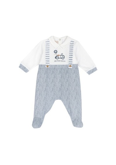 Chicco Erkek Bebek Arkadan Açılan Tulum 09101132000000 000025 Mavi