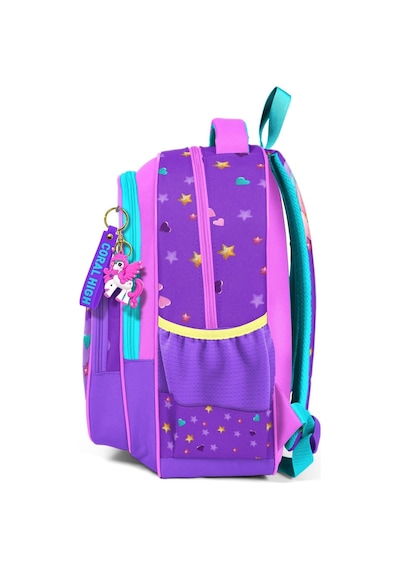 Coral High Mor Pembe Unicorn Kız Çocuk İlkokul Okul Sırt Çantası Çok Renkli