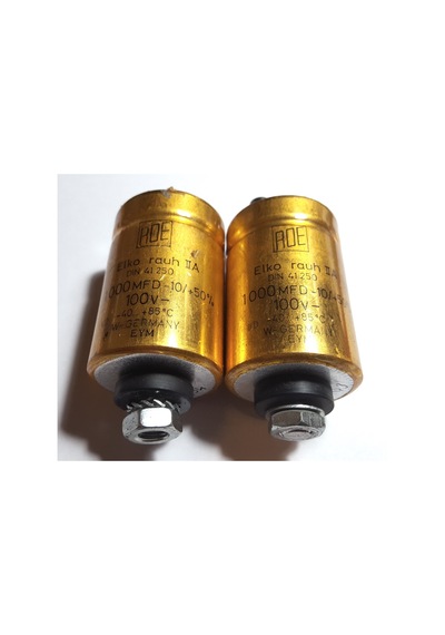 Roe Gold Serisi 100V 1000Uf Kapasitör Ses