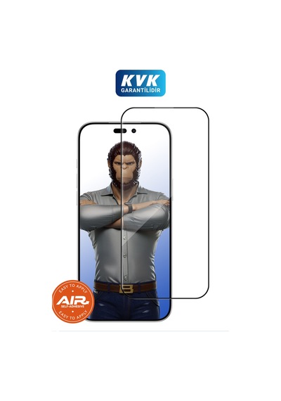 İphone 18 Pro Uyumlu 3d Hd Kavisli Ekran Koruyucu Cam Ve Kolay Kurulum Seti