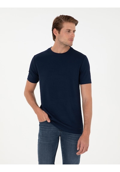 Pierre Cardin Erkek Lacivert Tişört 50292343-vr033 Lacivert
