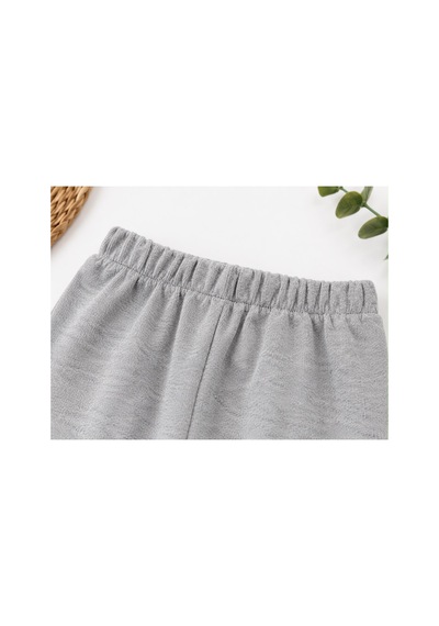 H&c Coolboy H&c %100 Pamuk Penye Bebek Tek Alt Pantalon 0-36 Ay gri