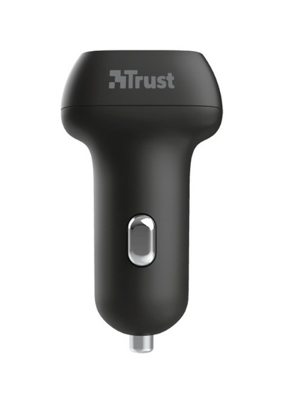 Trust Çift Ultra Hızlı Araç Şarj Cihazı USB ve USB C - Siyah