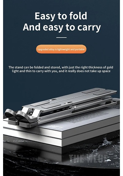 Alüminyum Tablet Ve Laptop Standı 10-17 İnç Katlanabilir Ayarlana