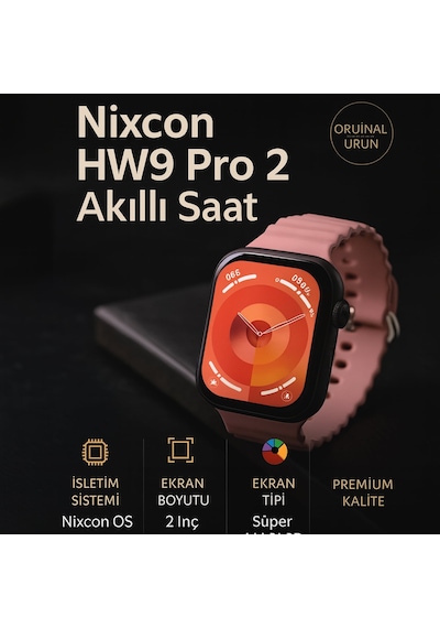 Nixcon HW9 Pro 2 Akıllı Saat ( Distribütör Garantili )