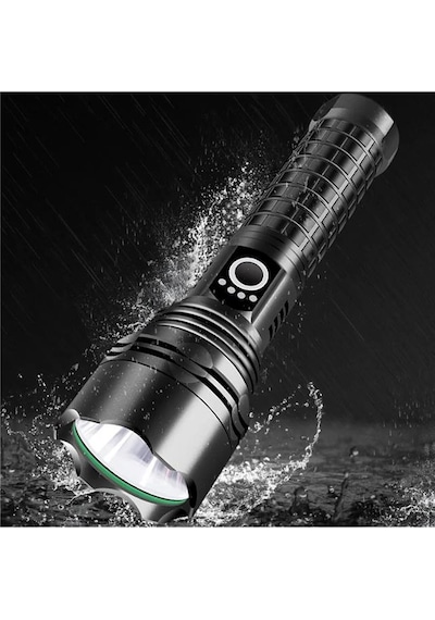 Relax-30 Taktik Şarjlı El Feneri Type-c 5000mah Bataryalı Ultra Güçlü