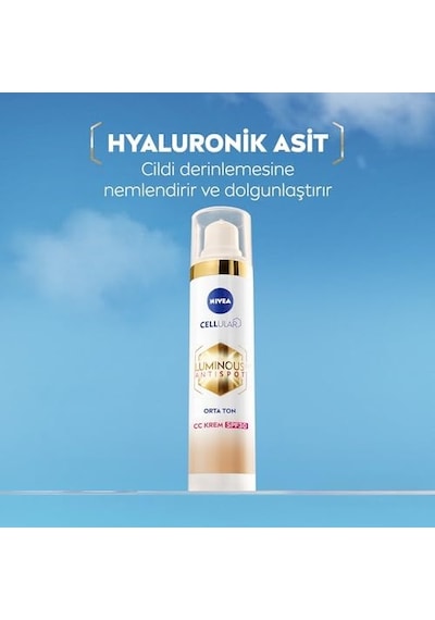 Luminous630 Leke Karşıtı Krem Cc Fluid Spf30 Medium 40ml 0