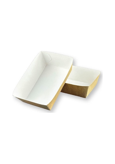 Kumpir Kutusu / Konik Tava Büyük Boy 9x15x5cm 800 Adet