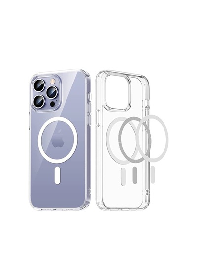 Apple iPhone 11 Pro Max Uyumlu Mag Safe Özellikli Şeffaf Kılıf Şeffaf 11 Pro Max