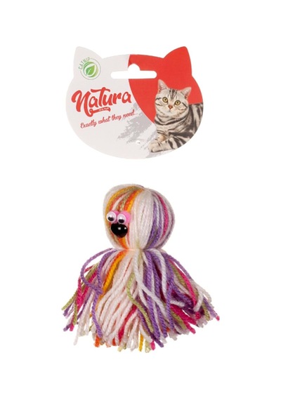 Natura PTC-042 15 CM Pamuk Ahtapot Kedi Oyuncağı